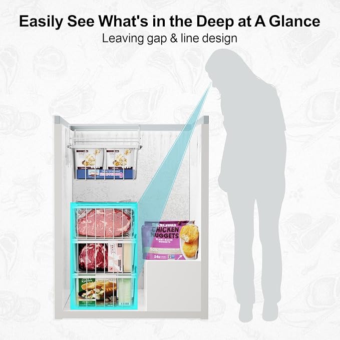 iSPECLE Deep Freezer Organizer Bins - Image 9