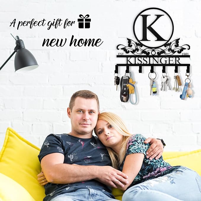 Personalized Key Holder Wall Mount - Image 5