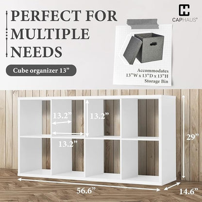 CAPHAUS Sturdy Room 13-Inch Cube Storage Organizer Shelf, - Image 3