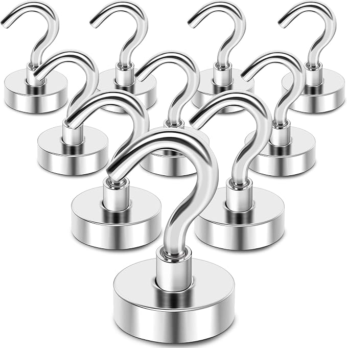 MIKEDE Magnetic Hooks Heavy Duty, 50 Lbs Magnet by MIKEDE