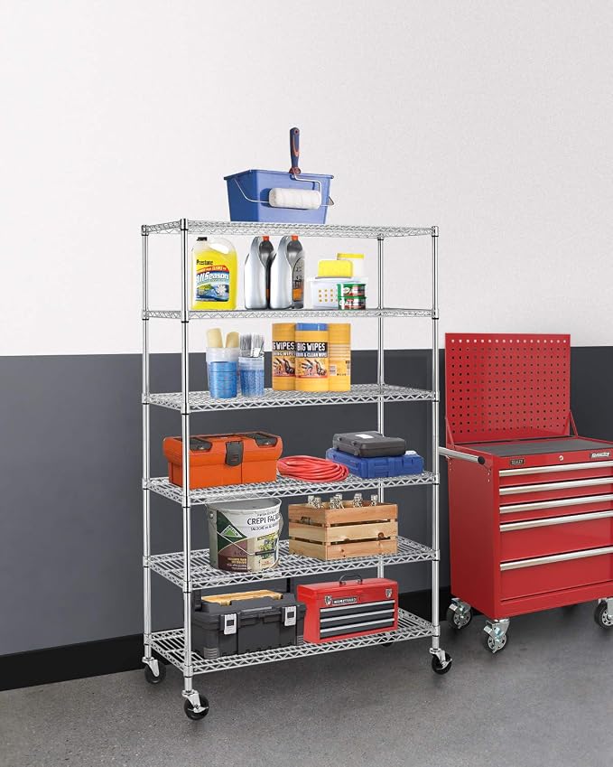 BestOffice | 6-Tier Wire Shelf - Image 2