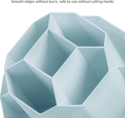 360° Rotating Makeup Brush Holder Organizer - Image 9