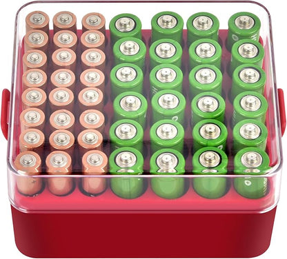 ALCYON Battery Organizer Storage Case, Battery Vault Box Container by ALCYON