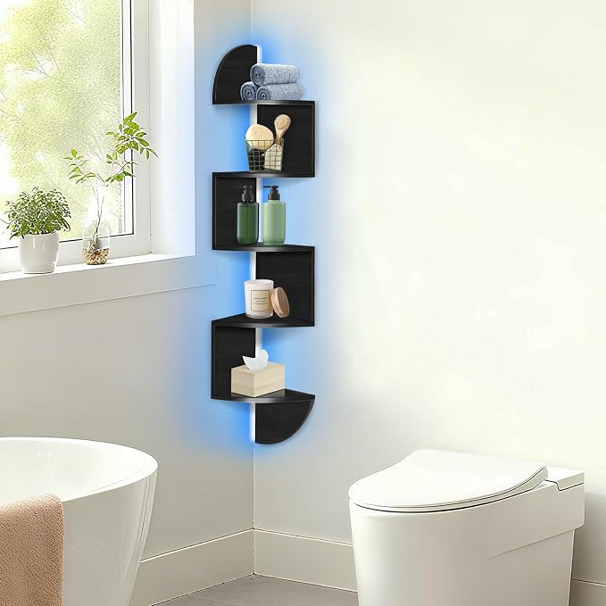 Corner Shelf Wall Mounted Corner Floating Shelves - Image 6