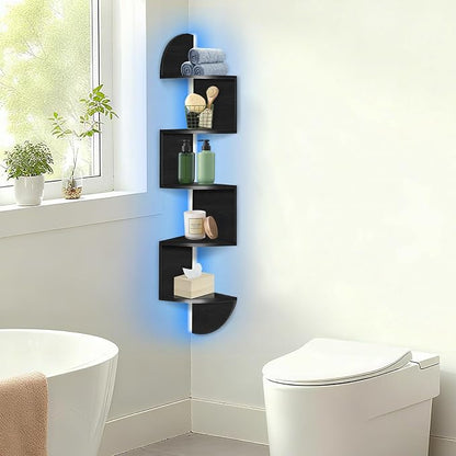 Corner Shelf Wall Mounted Corner Floating Shelves - Image 6