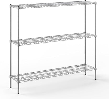 14" Deep x 60" Wide x 54" Height Wire Shelving Kit | 3-Tier | NSF Commercial by Regal+Altair