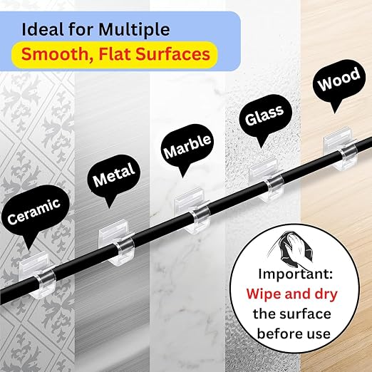 Outdoor Light Clips, Adhesive Cable Clips - Image 7