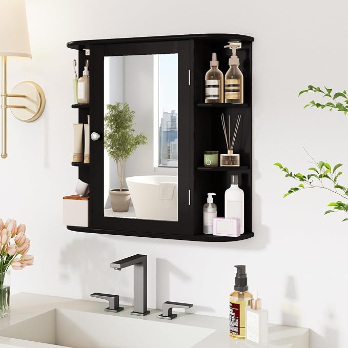 Tangkula Bathroom Medicine Cabinet - Image 4