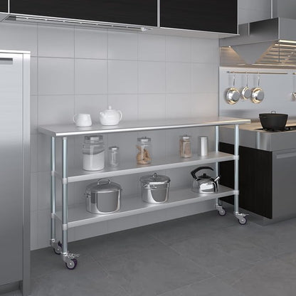 AmGood Stainless Steel Work Table - Image 7