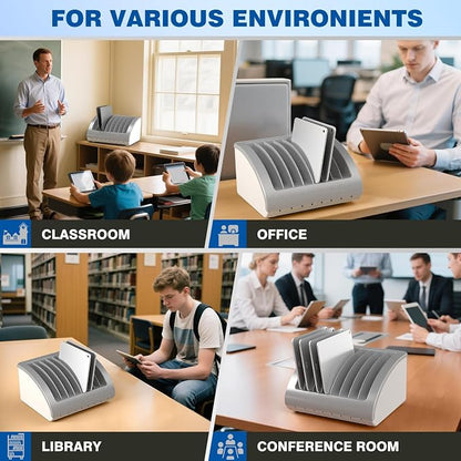 6-Pack | Pochar 8-Device Universal AC Laptop Charging Station - Image 8