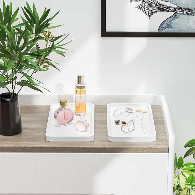 Weenson Bathroom Vanity Trays for Countertop Toiletries Decor Candle Perfume - Image 4