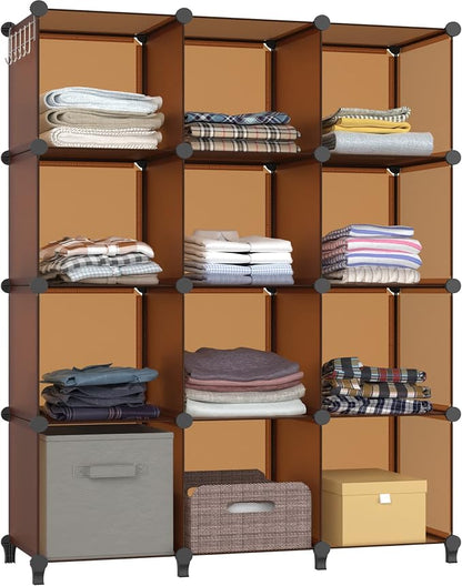 HOMIDEC Closet Organizer, 12-Cube Closet Organizers and Storage, Cube Storage by DecorateYourHome