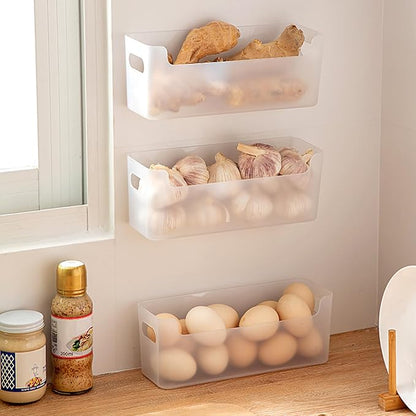 2 Pcs Kitchen Cabinet Door Organizer, Adhesive Mount Inside Cabinet Door Storage - Image 3