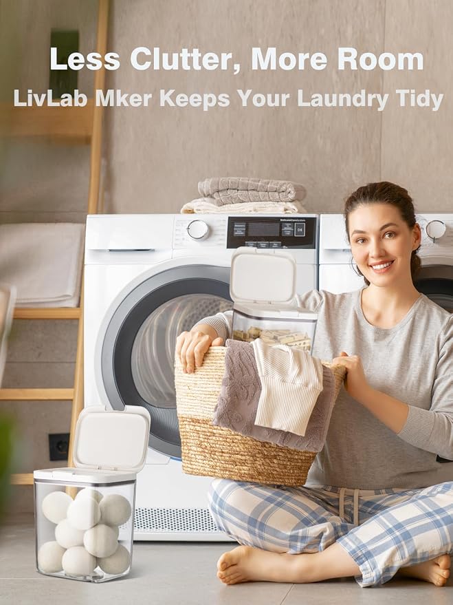 LivLab Mker 4 Pack Laundry Detergent Dispenser - Image 8