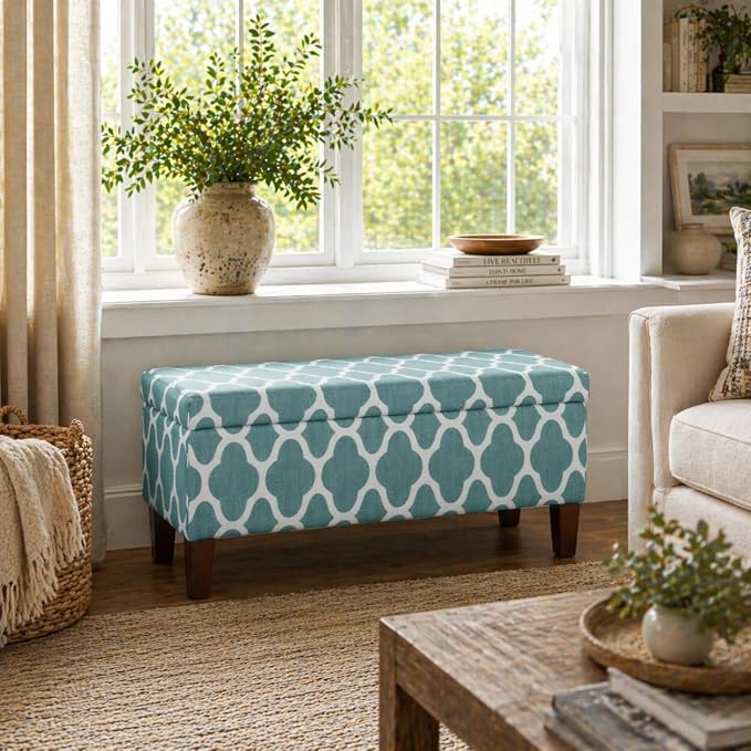 HomePop 36" Storage Ottoman Bench - Image 5