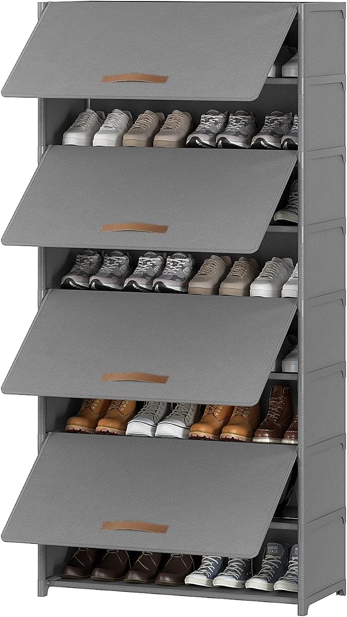 Shoe Rack, 9 Tier Shoe Storage Cabinet by UNITSTAGE