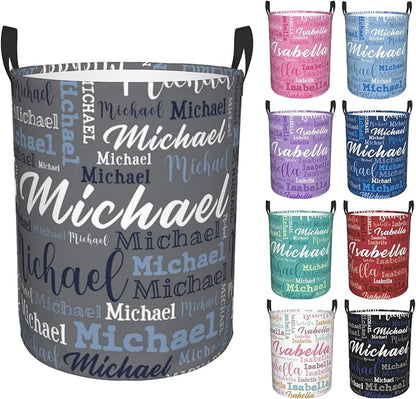 Custom Name Laundry Hamper, Personalized Laundry Baskets by PersonalizedGift
