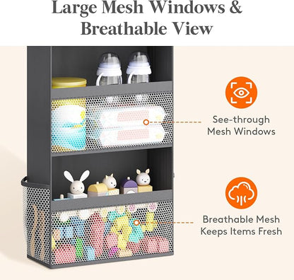 Lifewit 4 Tier Over the Door Diaper Organizer - Image 4