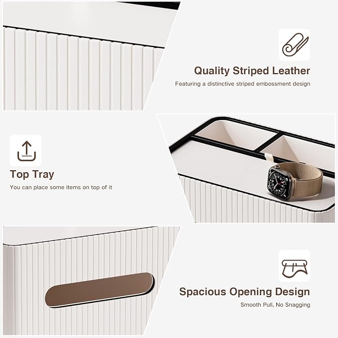 KINGFOM Leather Tissue Box Cover - Image 8