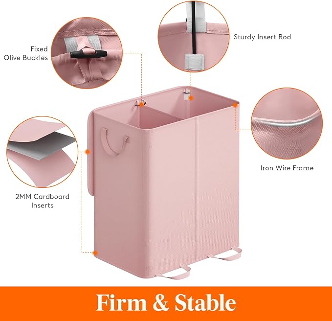 Lifewit Double Laundry Hamper - Image 2