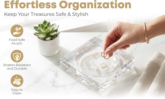 Clear Acrylic Catchall Tray - Image 9