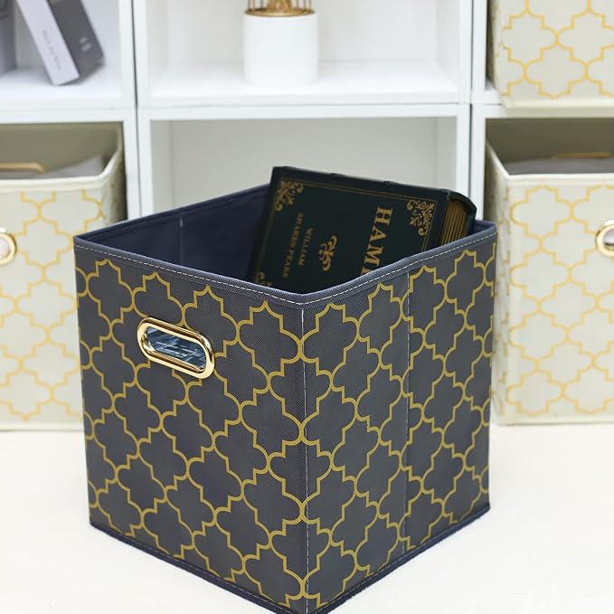 Fabric Cloth Storage Bins, Fabric Cube Organizer - Image 4