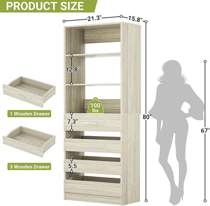 Aheaplus 21.3" Closet System - Image 2