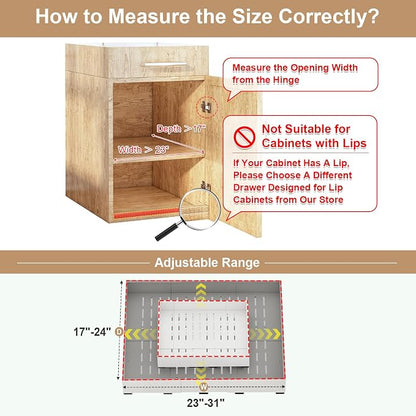 Pull out Cabinet Organizer, Width and Depth Expandable - Image 7