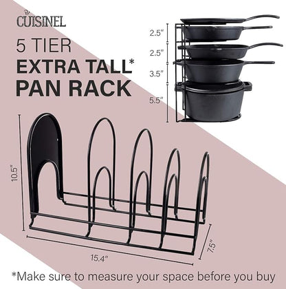 Cuisinel Heavy Duty Pots and Pans Organizer - Image 4