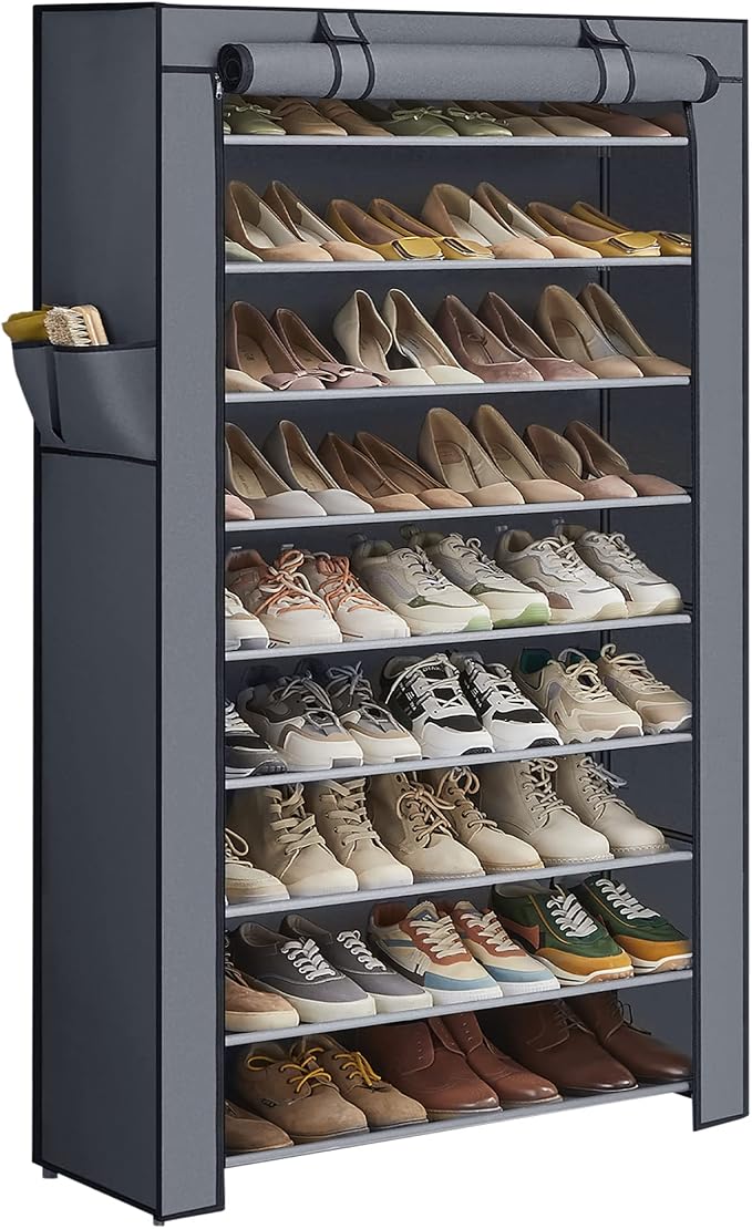 SONGMICS 10-Tier Shoe Rack, Shoe Storage Cabinet by Unknown