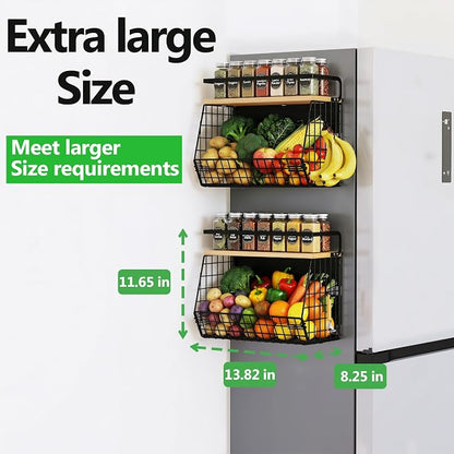 2 Pack Magnetic Spice Storage Rack Organizer - Image 3