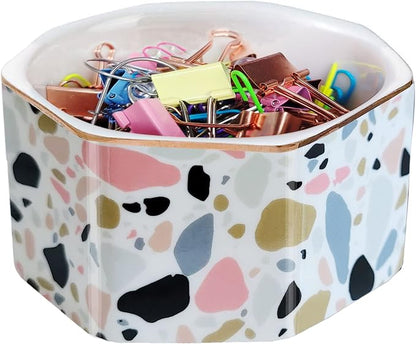 Paper Clip Holder Ceramic Paper Clip Holders Paperclips Holder Dispenser Cute by CuteThingsforHome