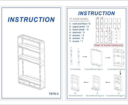 Shower Caddy Adhesive, X-Large Capacity Bathroom Organizers and Storage - Image 6