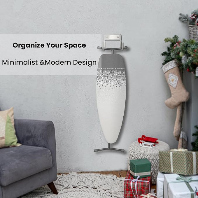 Ironing Board Hanger Wall Mount, Ironing Board Holder Organizer Wall Rack - Image 7