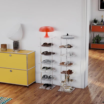 Aquiver Acrylic Vertical Shoe Rack - Image 6