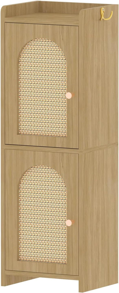 Arbuxzuy Rattan Bathroom Storage Cabinet - Image 8