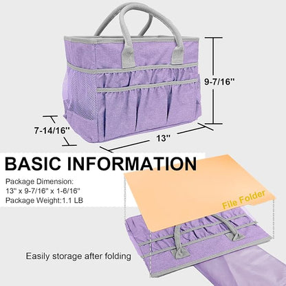 Cupohus Water-Resistant Art Organizer Tote Bag - Image 7