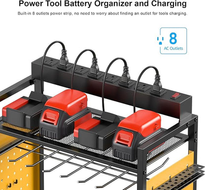 CCCEI Garage Power Tools Organizer Cart - Image 2