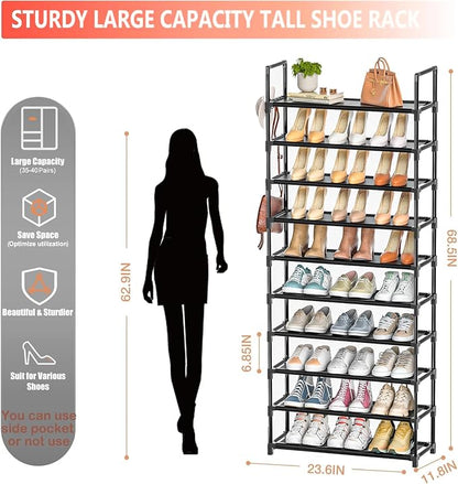 LUKYTOWER Tall Shoe Rack - Image 3