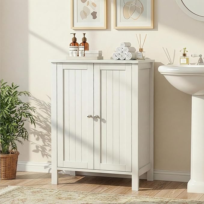 Bonnlo Bathroom Cabinet Free Standing Floor Storage - Image 2