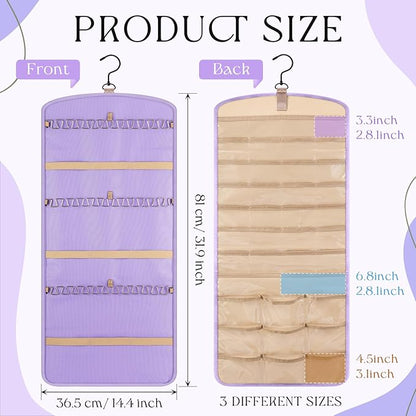 2 Pack Hanging Jewelry Organizer Storage - Image 2
