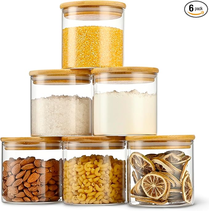 22oz Straight cylindrical Airtight Storage Jars by Delicatedtoservicecustomer