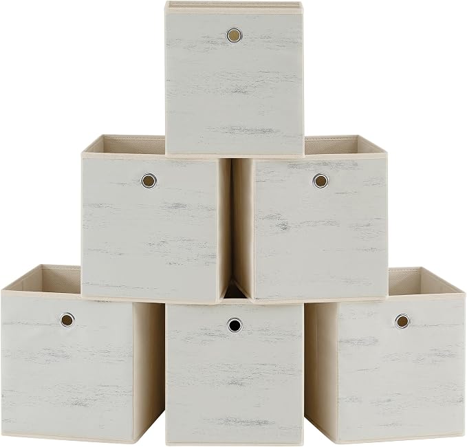 SONGMICS Storage Cubes, Foldable Oxford Fabric and Non-Woven Fabric Storage by Unknown