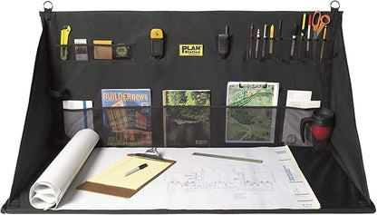 PRO WS3800 Portable Standing Desk, Storage by Plan+Station