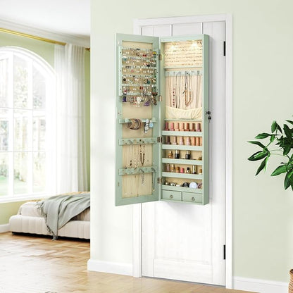 Giantex Wall Door Mounted Jewelry Armoire Cabinet - Image 9