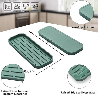 Silicone Kitchen Sink Organizer Tray - Image 2