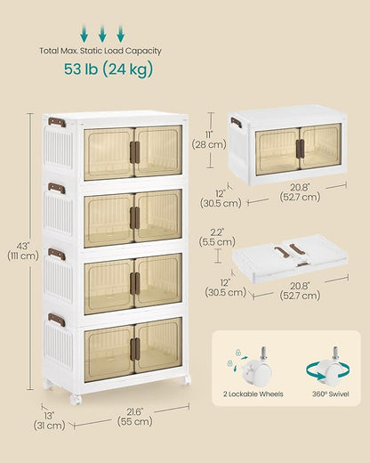SONGMICS 48QT Plastic Storage Bins - Image 6