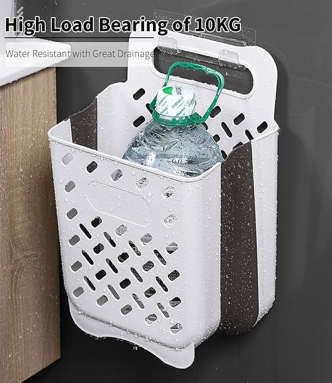Plastic Foldable Laundry Basket - Image 7
