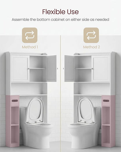 VASAGLE Over the Toilet Storage Cabinet, Adjustable Shelves, Space-Saving | - Image 5