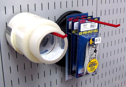 Wall Control Pegboard 9in Reach Extended Slotted Hook Pair - Image 4